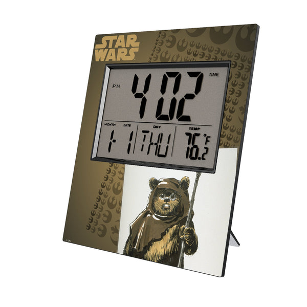 Star Wars Ewok Portrait Wall Clock