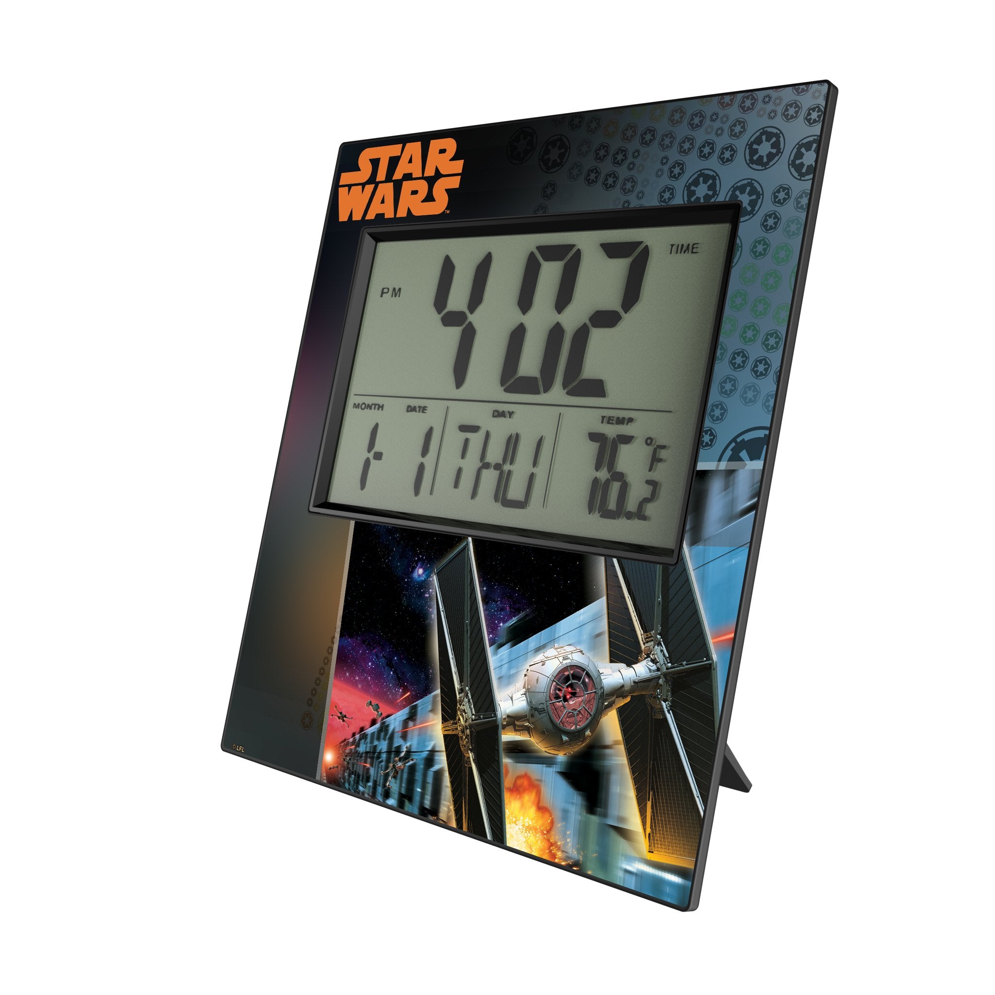 Star Wars TIE Fighter Portrait Wall Clock