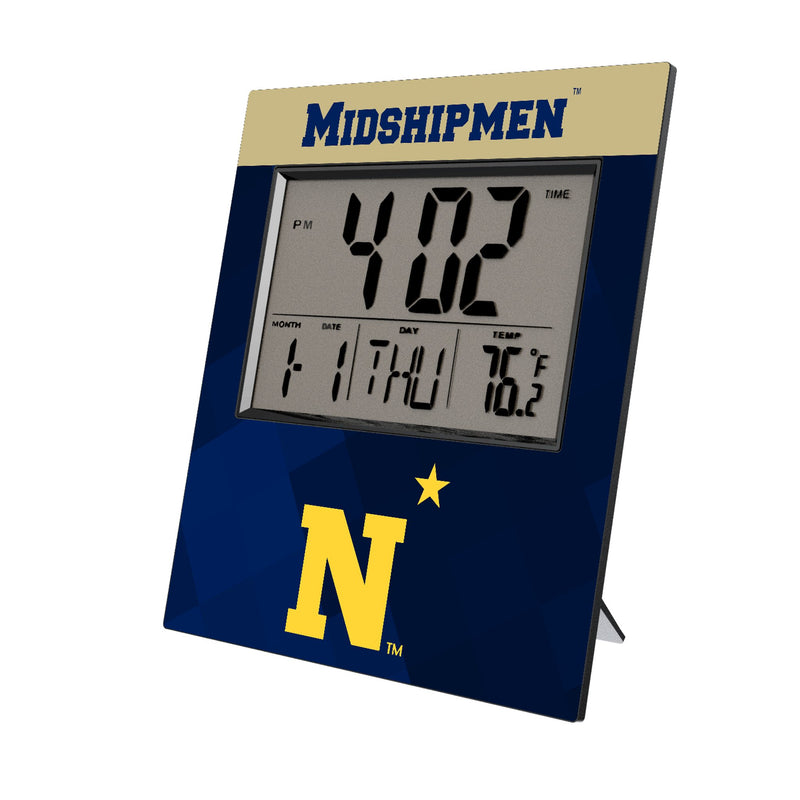 United State Naval Academy Midshipmen Color Block Wall Clock
