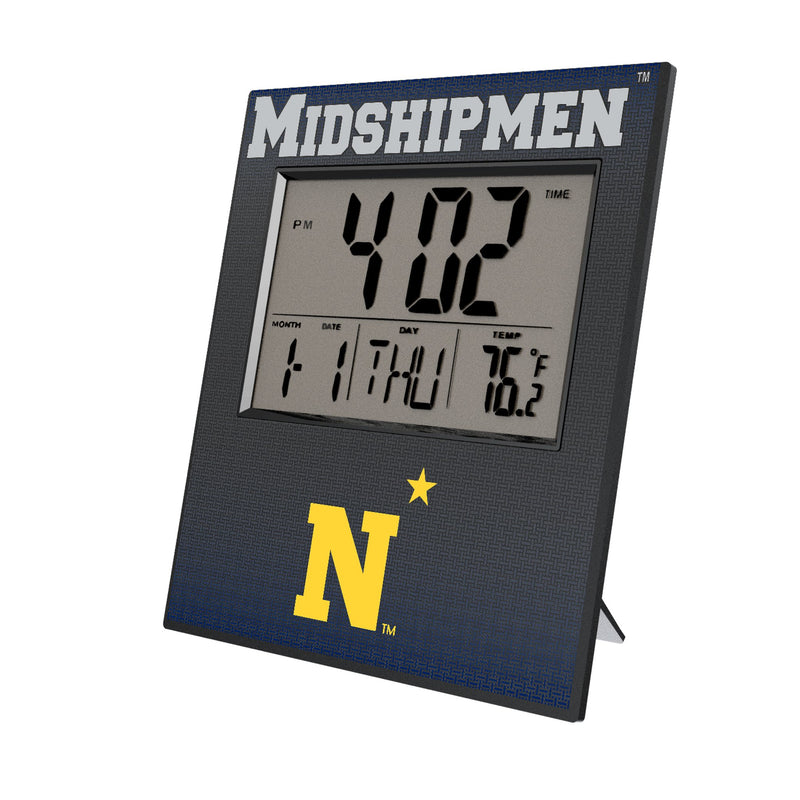 United State Naval Academy Midshipmen Linen Wall Clock