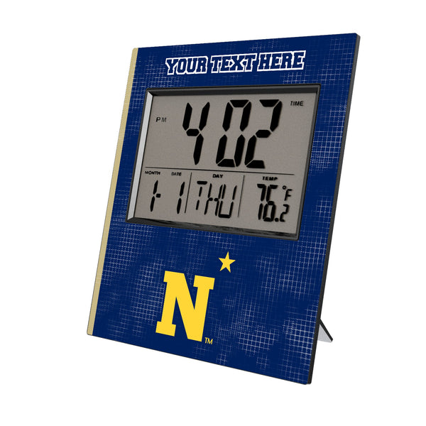 United State Naval Academy Midshipmen Personalized Hatch Wall Clock