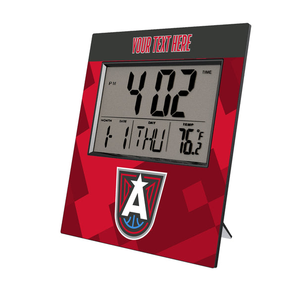 Atlanta Dream Personalized Color Block Wall Clock