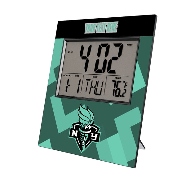 New York Liberty Personalized Color Block Wall Clock