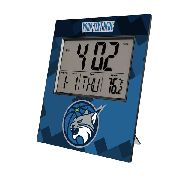 Minnesota Lynx Personalized Color Block Wall Clock