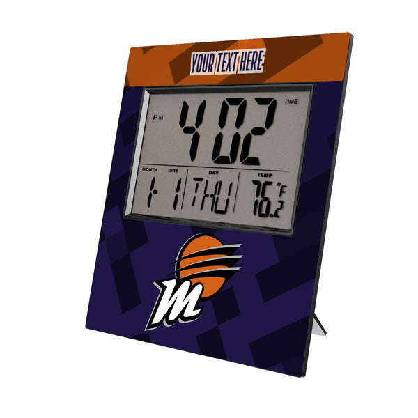 Phoenix Mercury Personalized Color Block Wall Clock