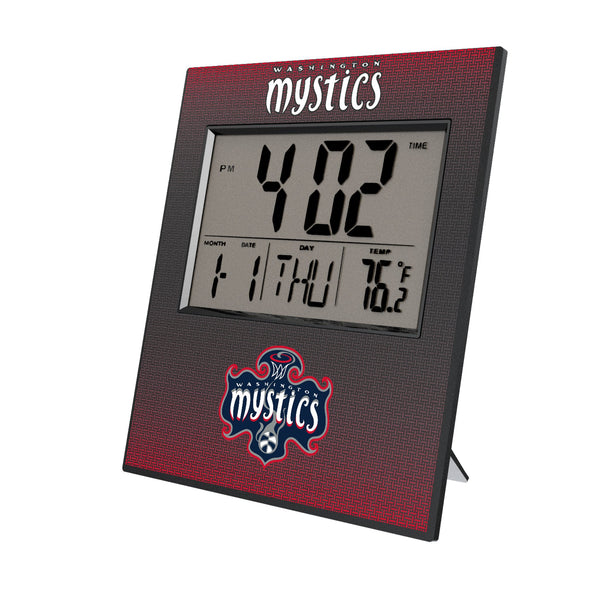 Washington Mystics Linen Wall Clock