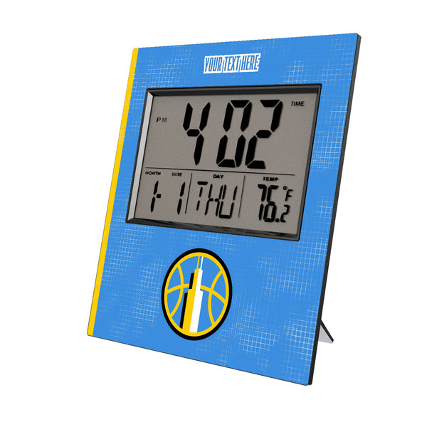 Chicago Sky Personalized Hatch Wall Clock