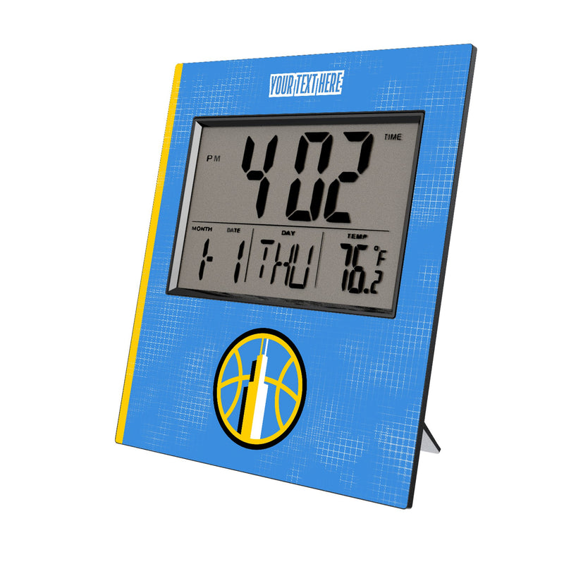 Chicago Sky Personalized Hatch Wall Clock
