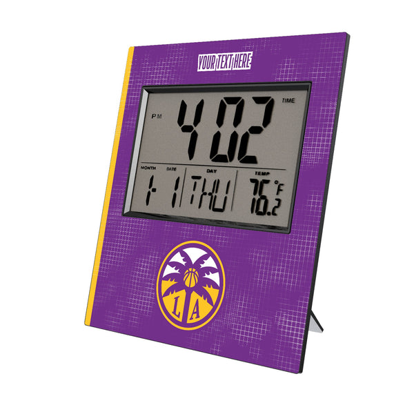Los Angeles Sparks Personalized Hatch Wall Clock