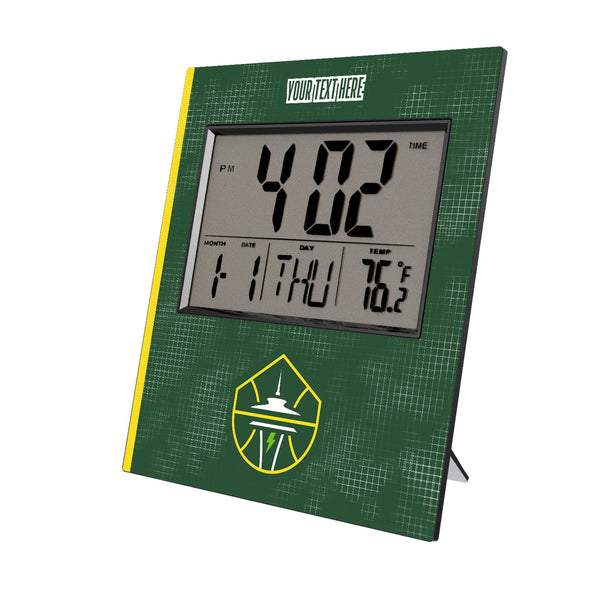 Seattle Storm Personalized Hatch Wall Clock