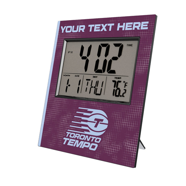 Toronto Tempo Personalized Hatch Wall Clock