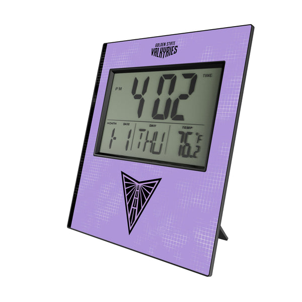 Golden State Valkyries Hatch Wall Clock