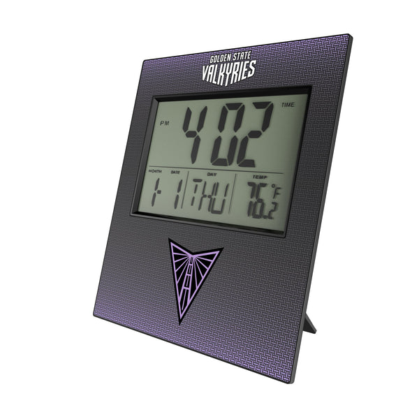 Golden State Valkyries Linen Wall Clock