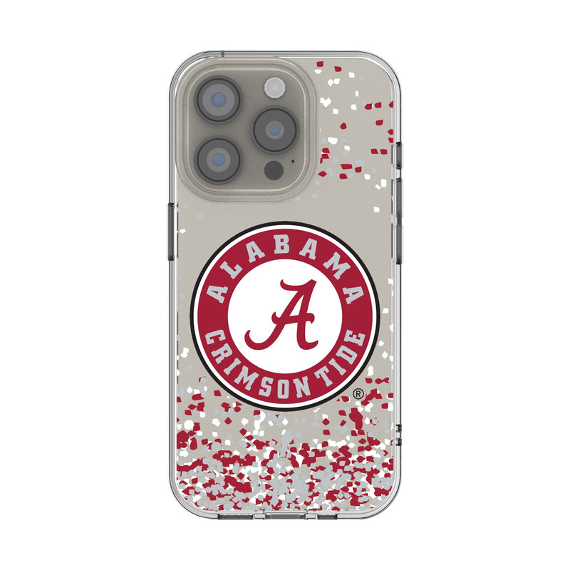 University of Alabama Crimson Tide Confetti iPhone Clear Phone Case for Apple iPhone