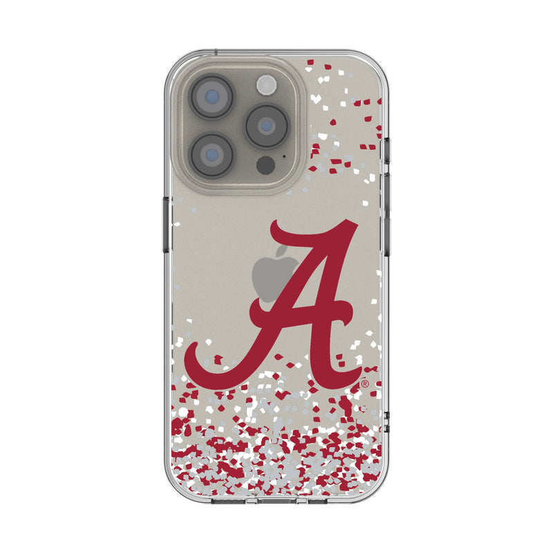 University of Alabama Crimson Tide Script A Confetti iPhone Clear Phone Case for Apple iPhone