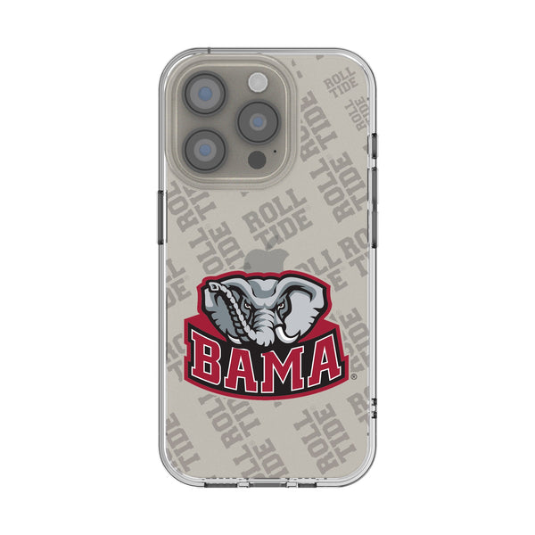 University of Alabama Crimson Tide Script A Quadtile iPhone Clear Phone Case for Apple iPhone