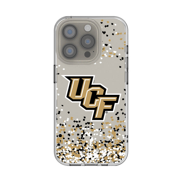 University of Central Florida Golden Knights Confetti iPhone Clear Phone Case for Apple iPhone