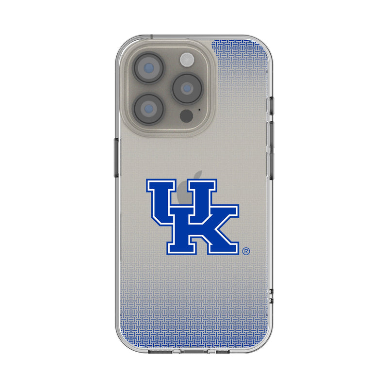 University of Kentucky Wildcats Linen iPhone Clear Phone Case for Apple iPhone