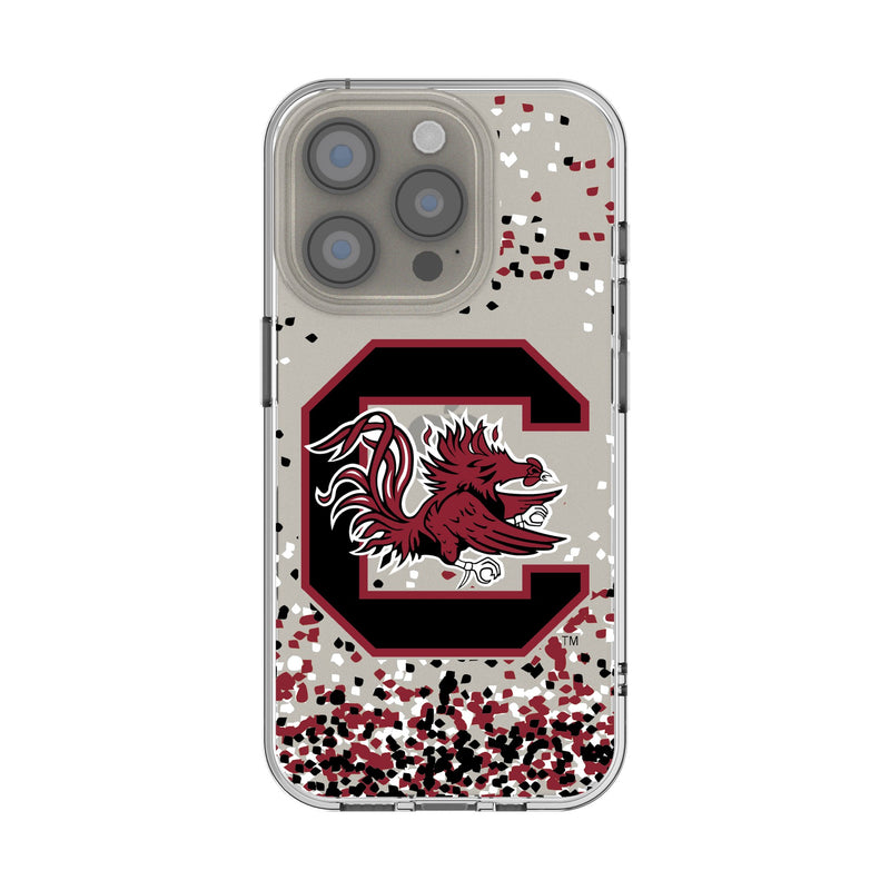 University of South Carolina Gamecocks Confetti iPhone Clear Phone Case for Apple iPhone