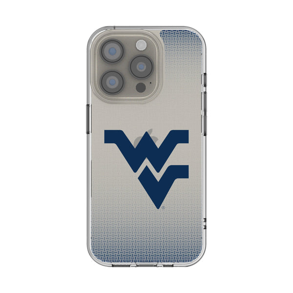 West Virginia University Mountaineers Linen iPhone Clear Phone Case for Apple iPhone