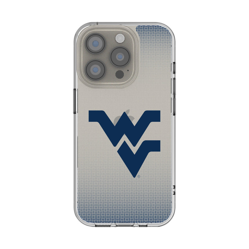 West Virginia University Mountaineers Linen iPhone Clear Phone Case for Apple iPhone