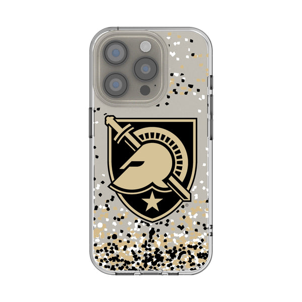 United States Military Academy Black Knights Confetti iPhone Clear Phone Case for Apple iPhone