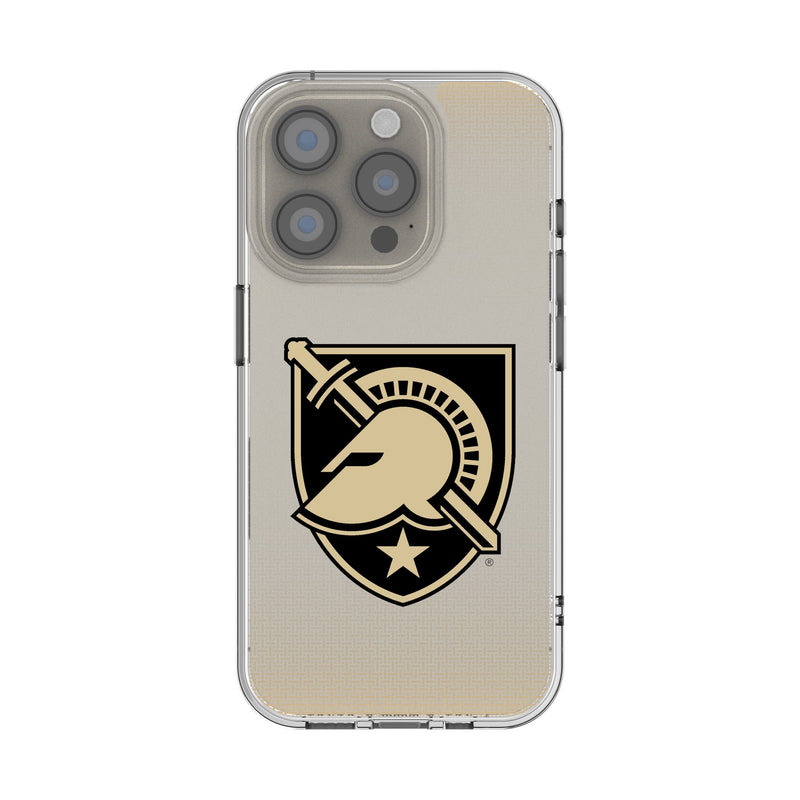 United States Military Academy Black Knights Linen iPhone Clear Phone Case for Apple iPhone