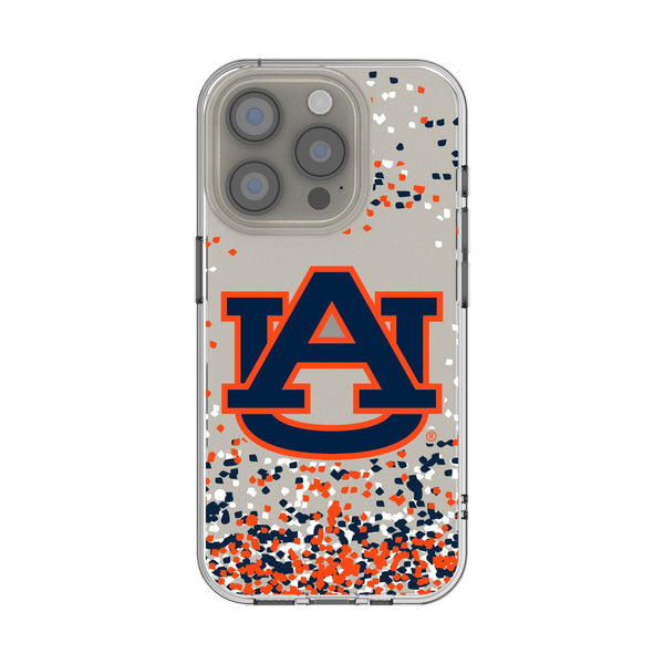 University of Auburn Tigers Confetti iPhone Clear Phone Case for Apple iPhone