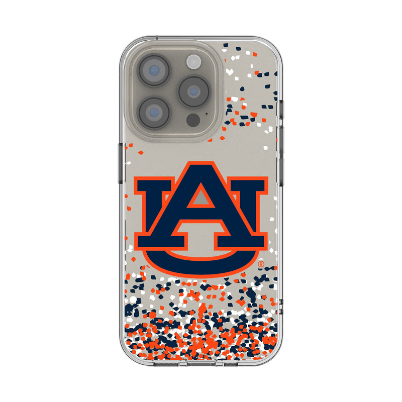 University of Auburn Tigers Confetti iPhone Clear Phone Case for Apple iPhone