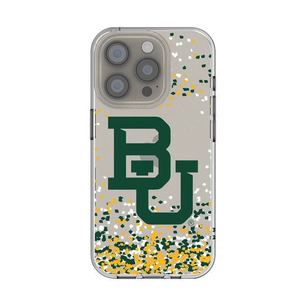 Baylor University Bears Confetti iPhone Clear Phone Case for Apple iPhone