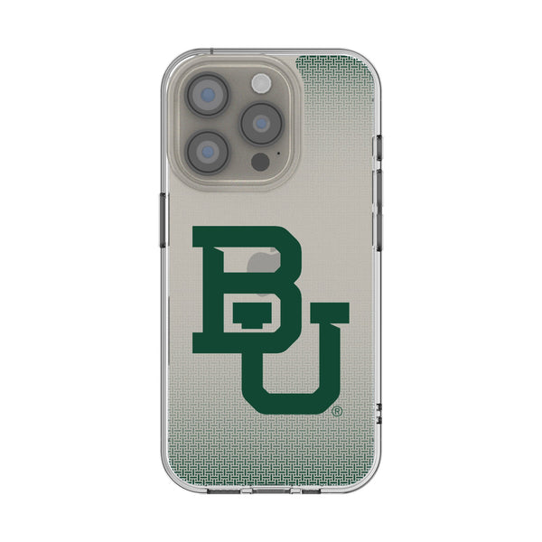 Baylor University Bears Linen iPhone Clear Phone Case for Apple iPhone