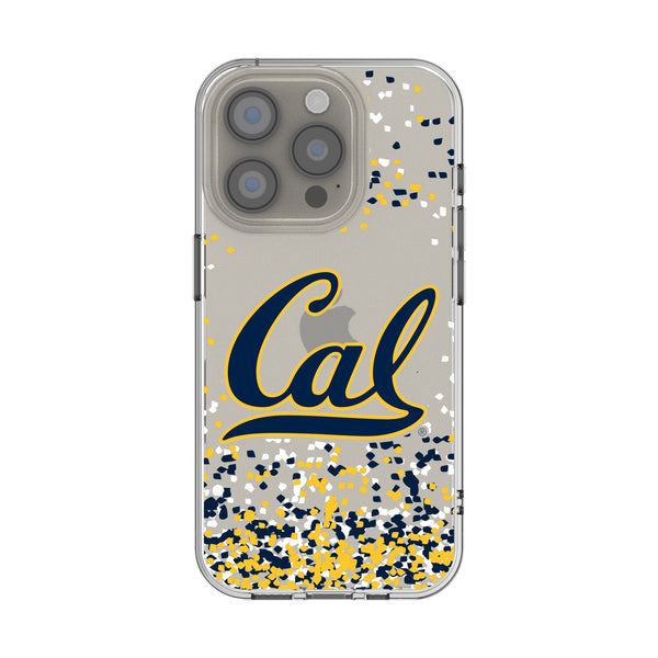 University of California Berkeley Golden Bears Confetti iPhone Clear Phone Case for Apple iPhone