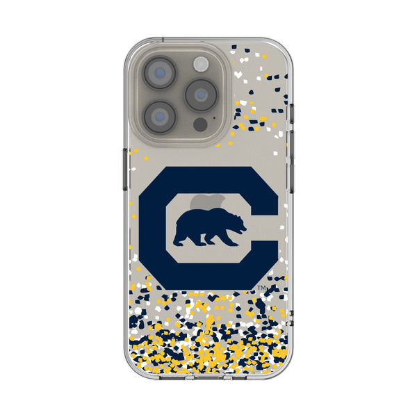 University of California Berkeley Golden Bears Confetti iPhone Clear Phone Case for Apple iPhone