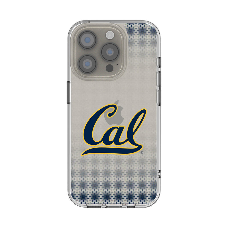University of California Berkeley Golden Bears Linen iPhone Clear Phone Case for Apple iPhone
