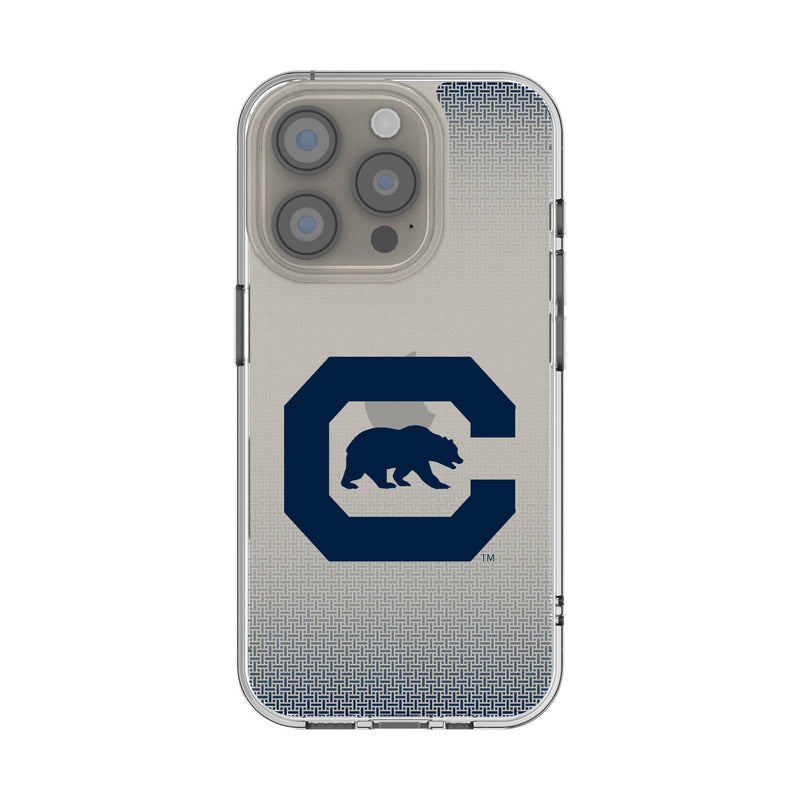 University of California Berkeley Golden Bears Linen iPhone Clear Phone Case for Apple iPhone