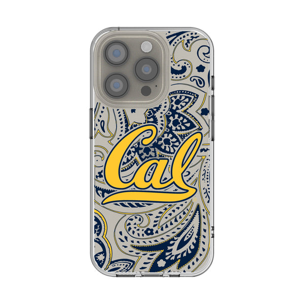University of California Berkeley Golden Bears Paisley iPhone Clear Phone Case for Apple iPhone