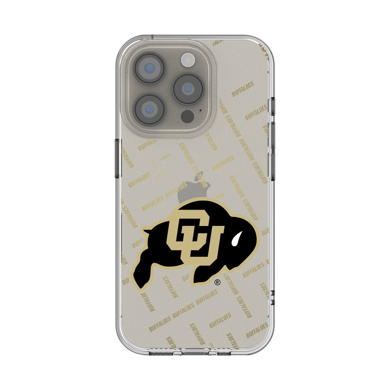 University of Colorado Buffaloes Quadtile iPhone Clear Phone Case for Apple iPhone