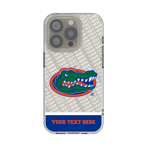 University of Florida Gators Personalized EndZone Plus iPhone Clear Phone Case for Apple iPhone