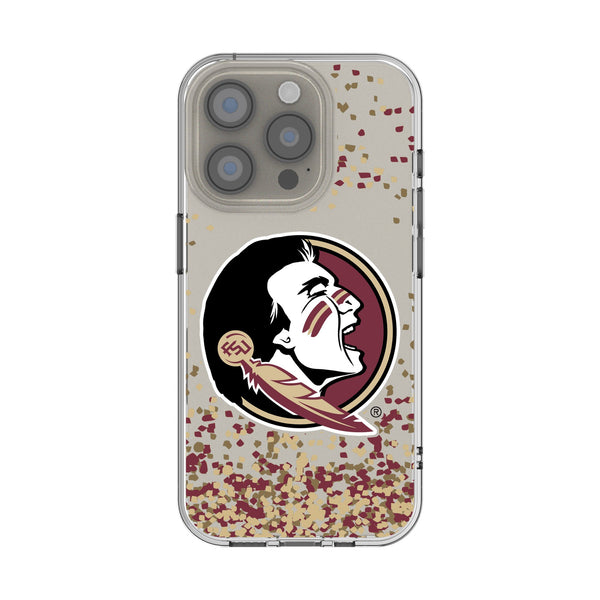 Florida State University Seminoles Confetti iPhone Clear Phone Case for Apple iPhone