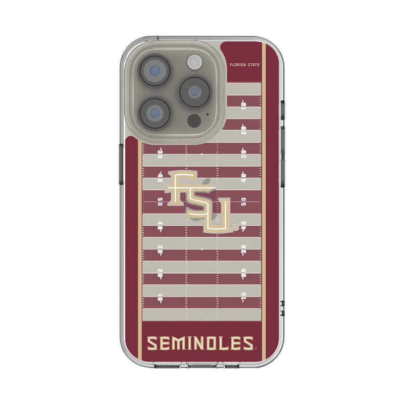 Florida State University Seminoles Athletic Wordmark Field iPhone Clear Phone Case for Apple iPhone