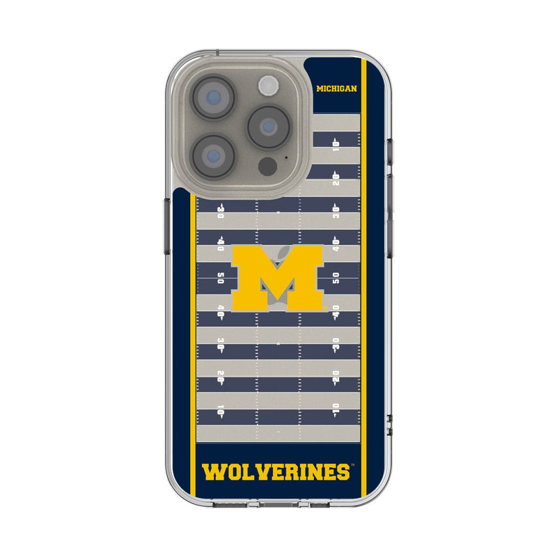 University of Michigan Wolverines Field iPhone Clear Phone Case for Apple iPhone