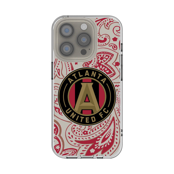 Atlanta United FC Paisley iPhone Clear Phone Case for Apple iPhone