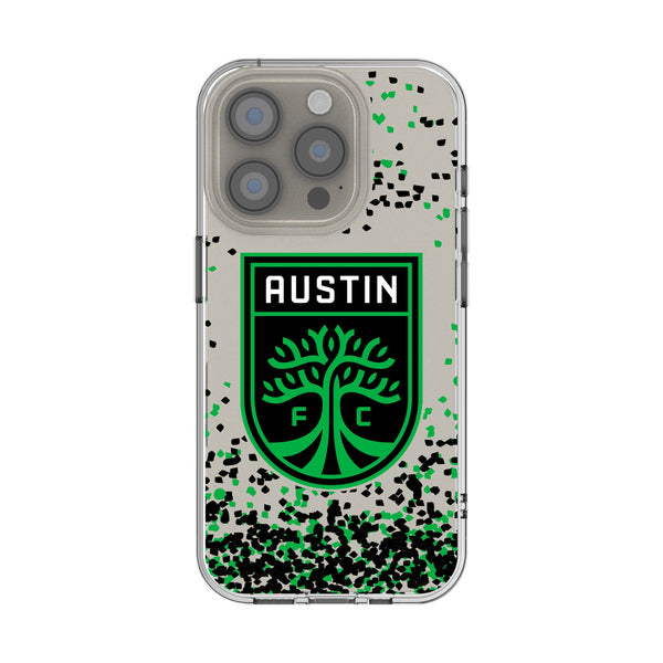 Austin FC Confetti iPhone Clear Phone Case for Apple iPhone