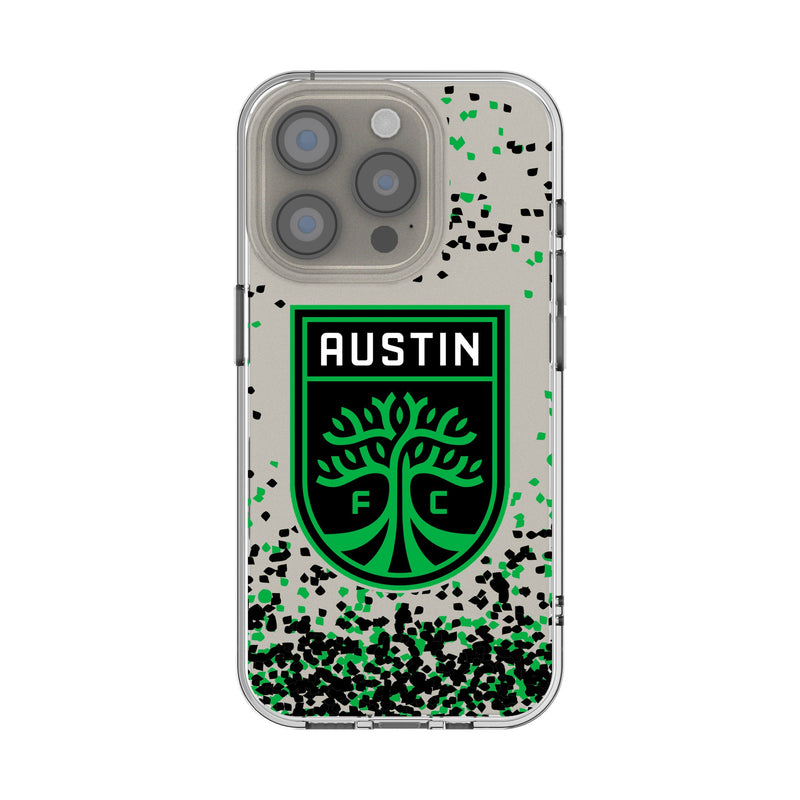 Austin FC Confetti iPhone Clear Phone Case for Apple iPhone