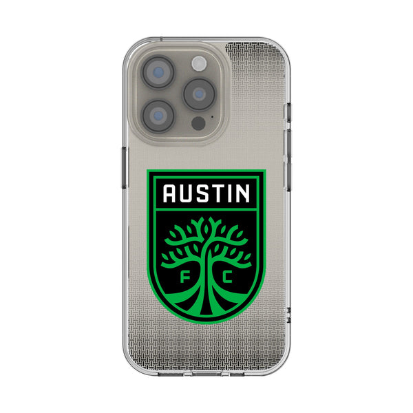 Austin FC Linen iPhone Clear Phone Case for Apple iPhone