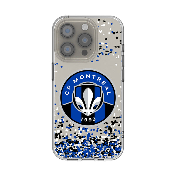 CF Montreal Confetti iPhone Clear Phone Case for Apple iPhone