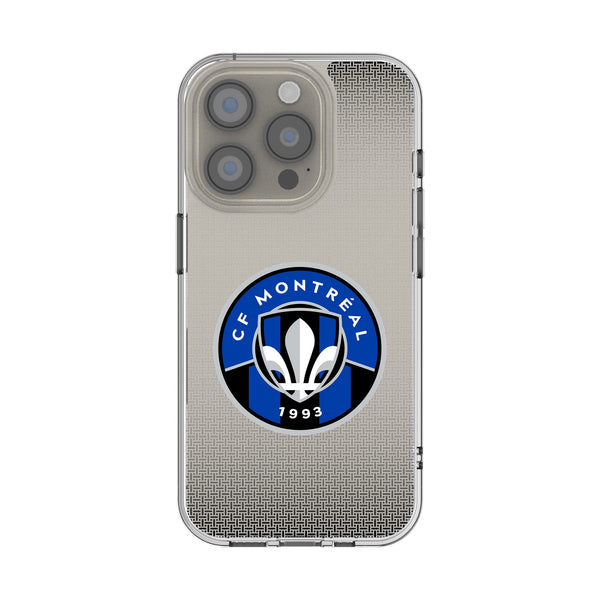 CF Montreal Linen iPhone Clear Phone Case for Apple iPhone