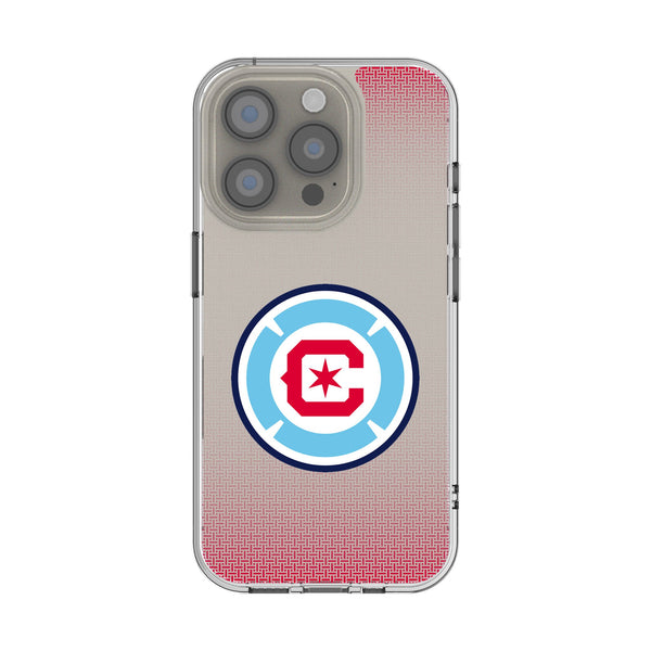 Chicago Fire Linen iPhone Clear Phone Case for Apple iPhone
