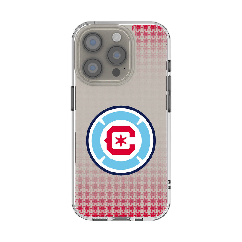 Chicago Fire Linen iPhone Clear Phone Case for Apple iPhone