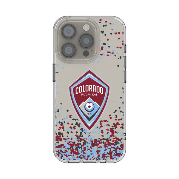 Colorado Rapids Confetti iPhone Clear Phone Case for Apple iPhone